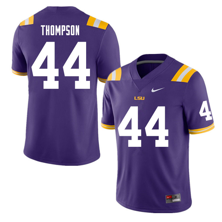 Men #44 Dylan Thompson LSU Tigers College Football Jerseys Sale-Purple